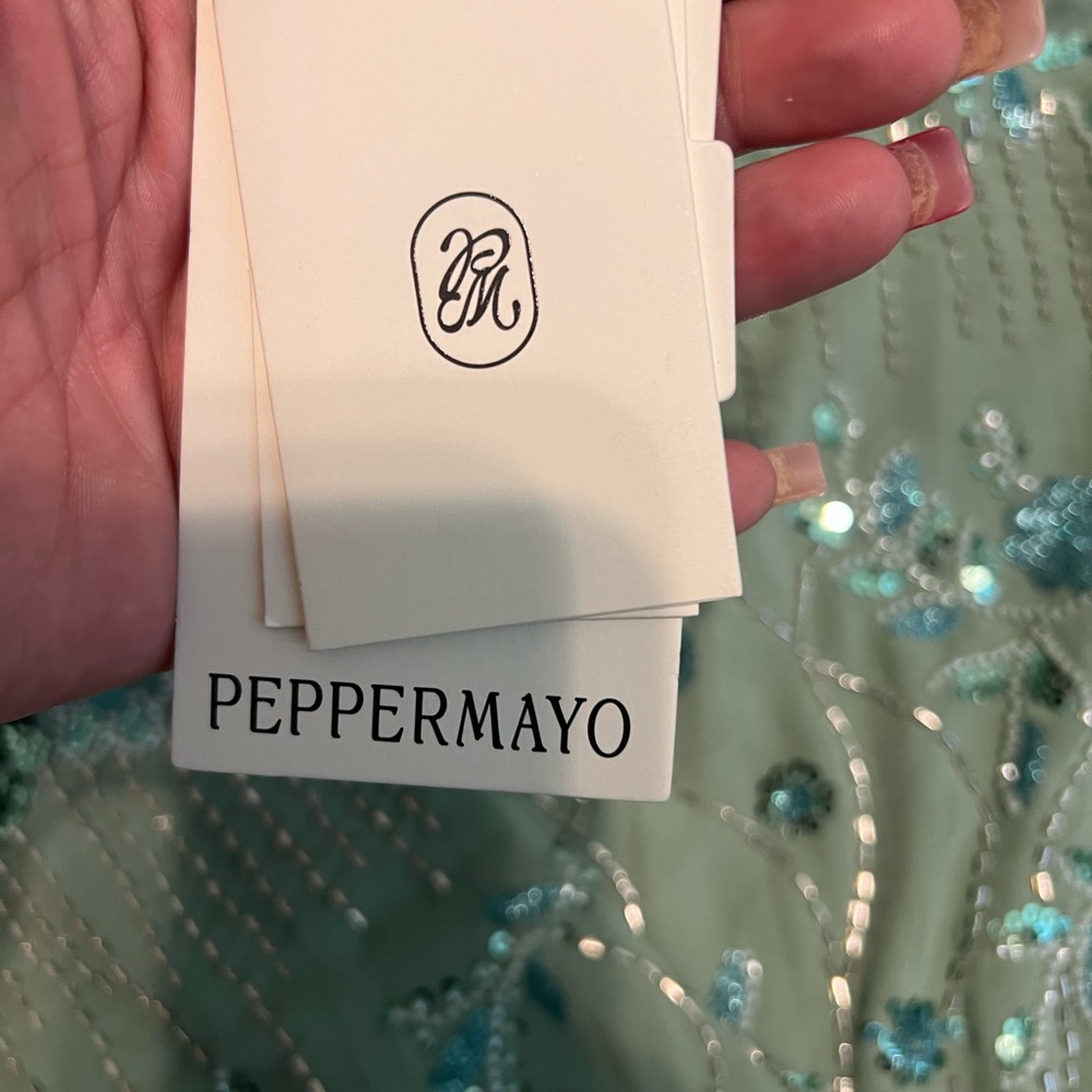 Peppermayo Teal Floral Maxi Skirt - Picture 4 of 5